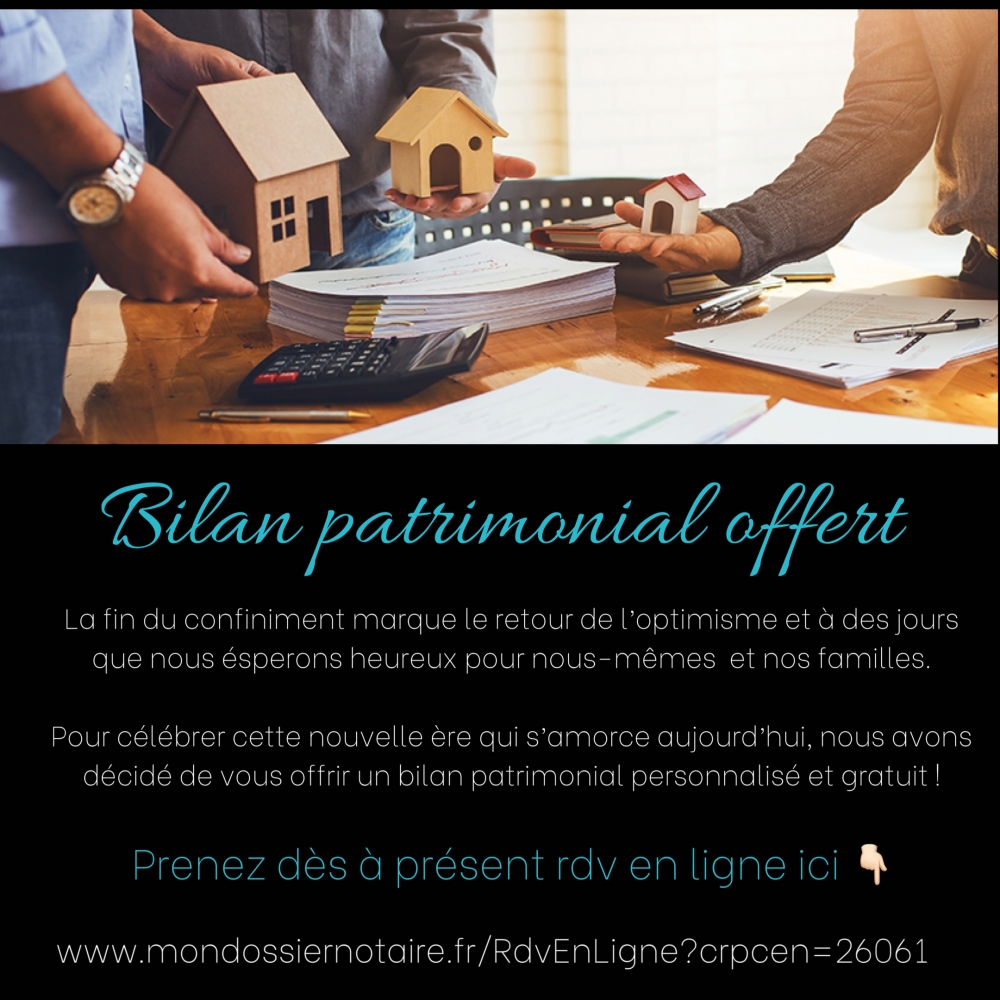 Bilan patrimonial personnalisé OFFERT